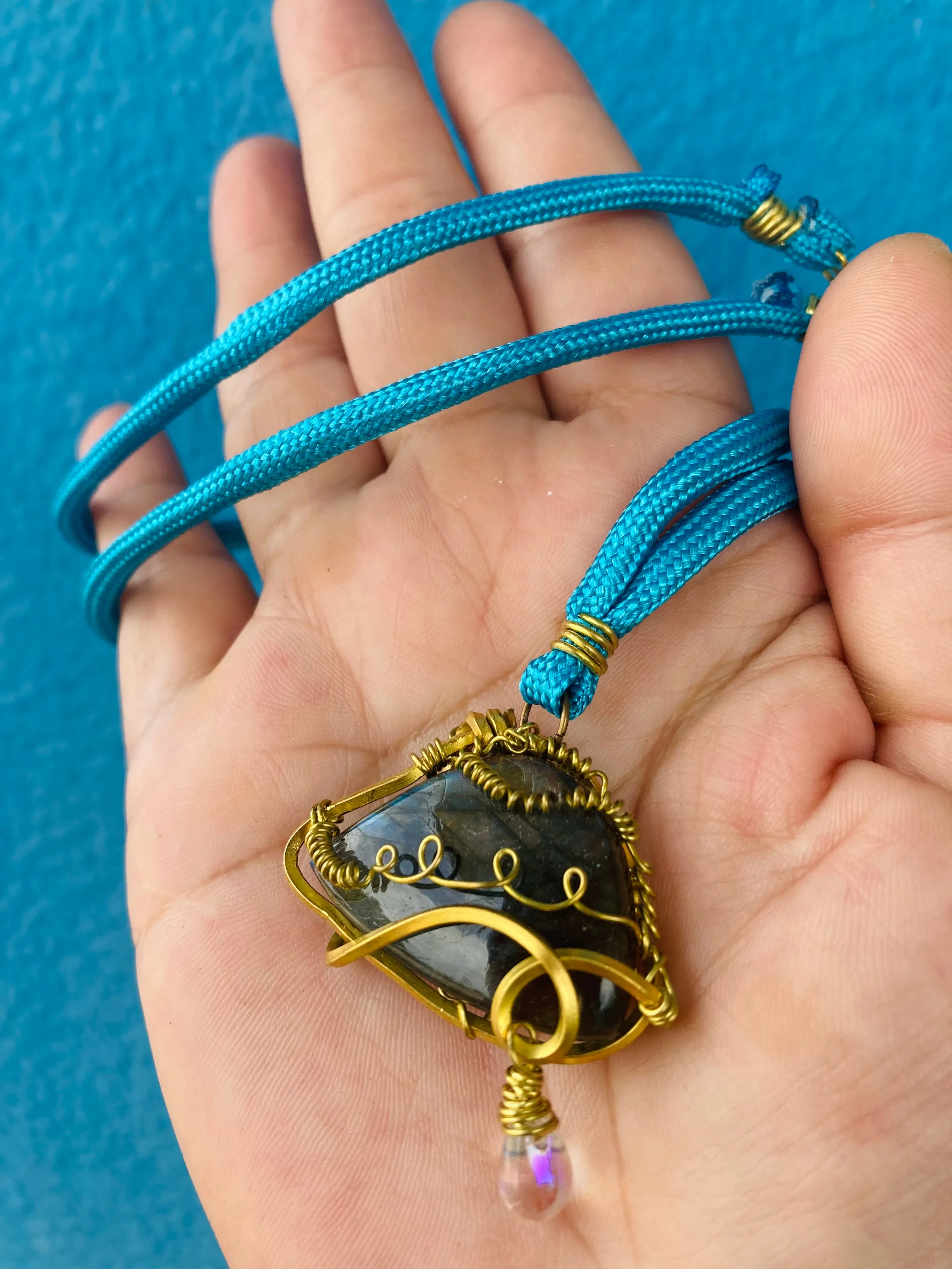 Labradorite Cloud Pendant