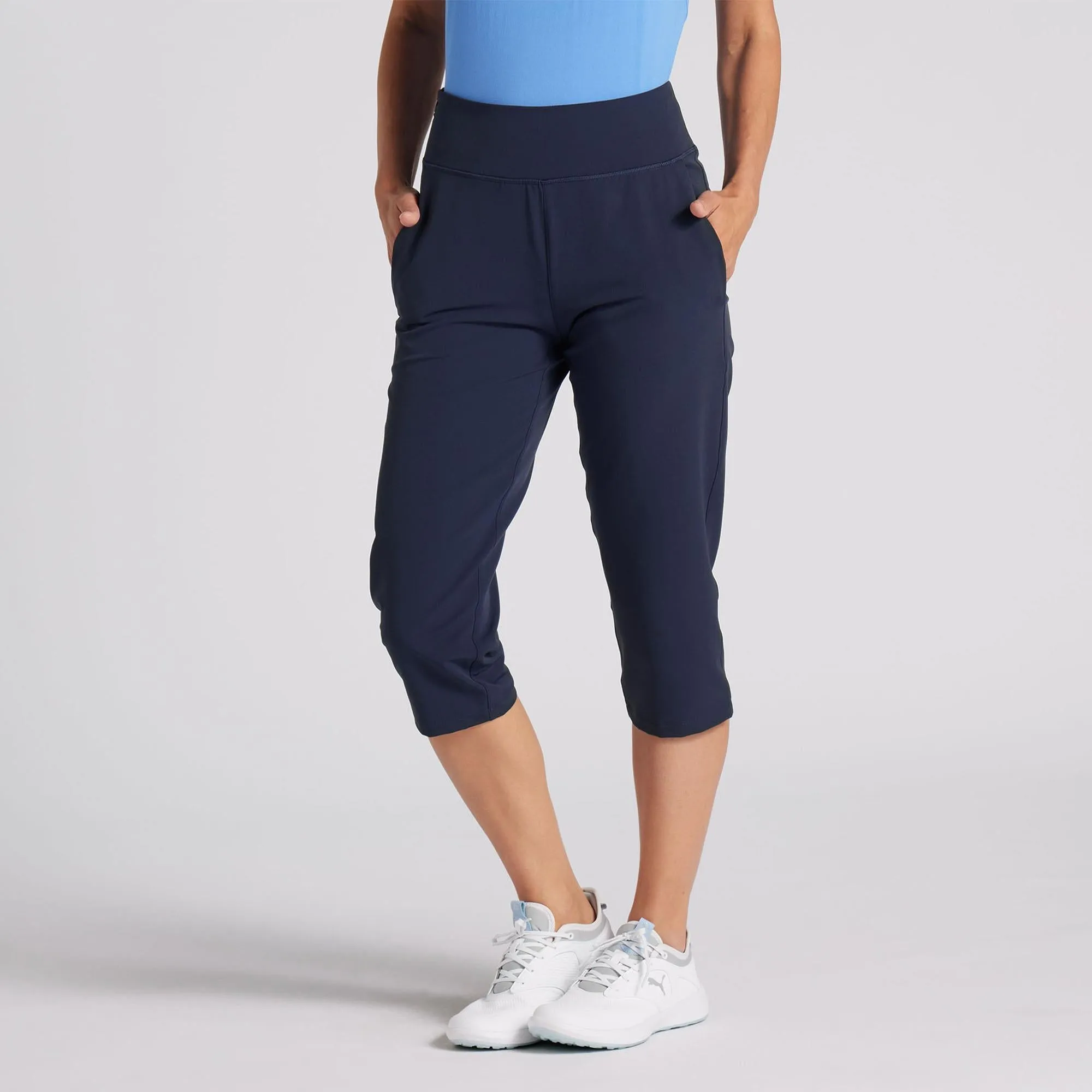 Ladies Puma Everyday Golf Capri Navy