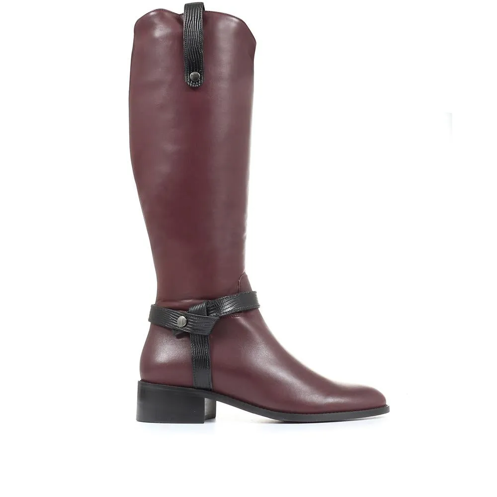 Lainie Leather Boots - LAINIE / 321 840