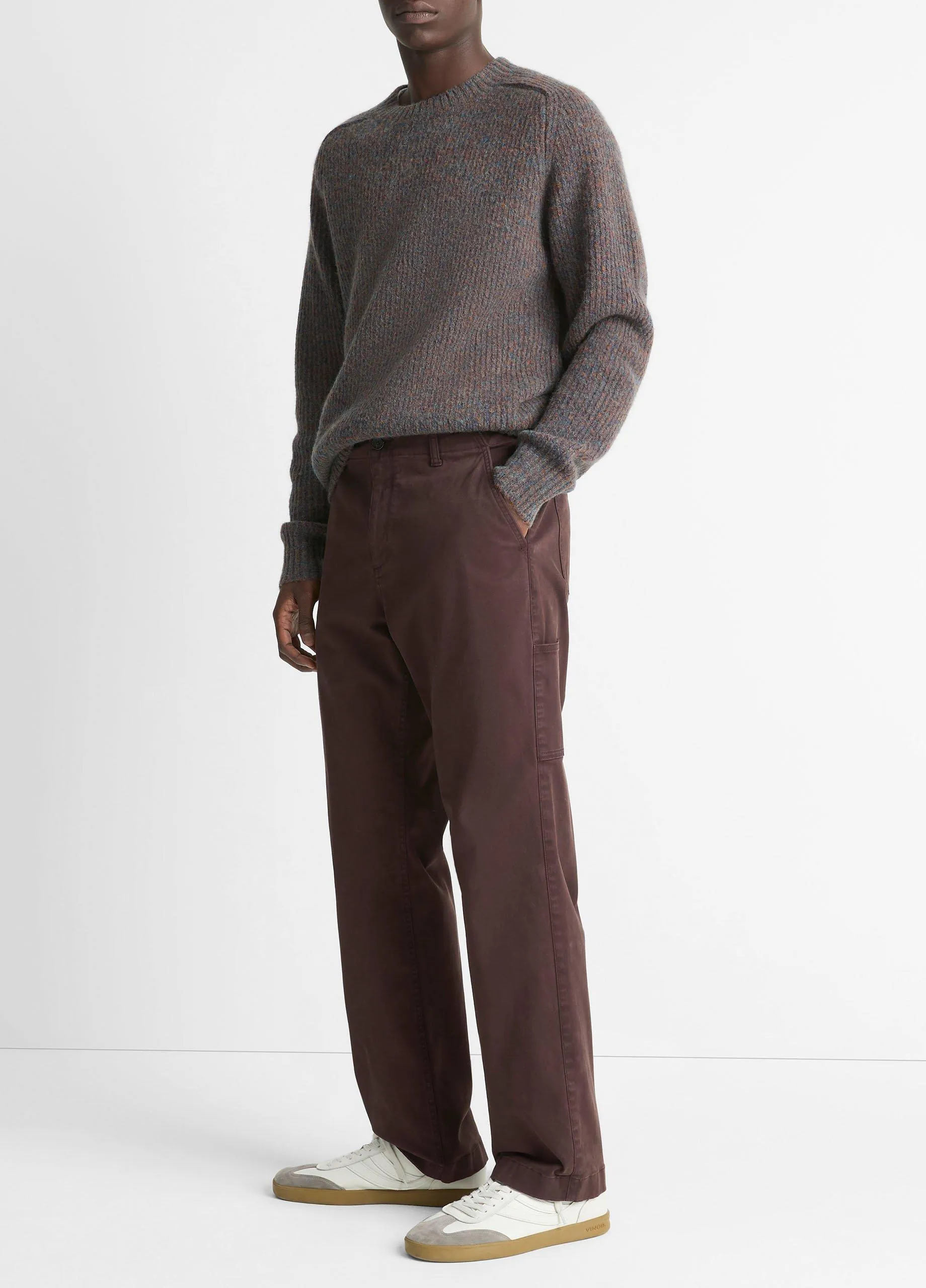 Louie Relaxed Garment Dye Cotton Utility Pant