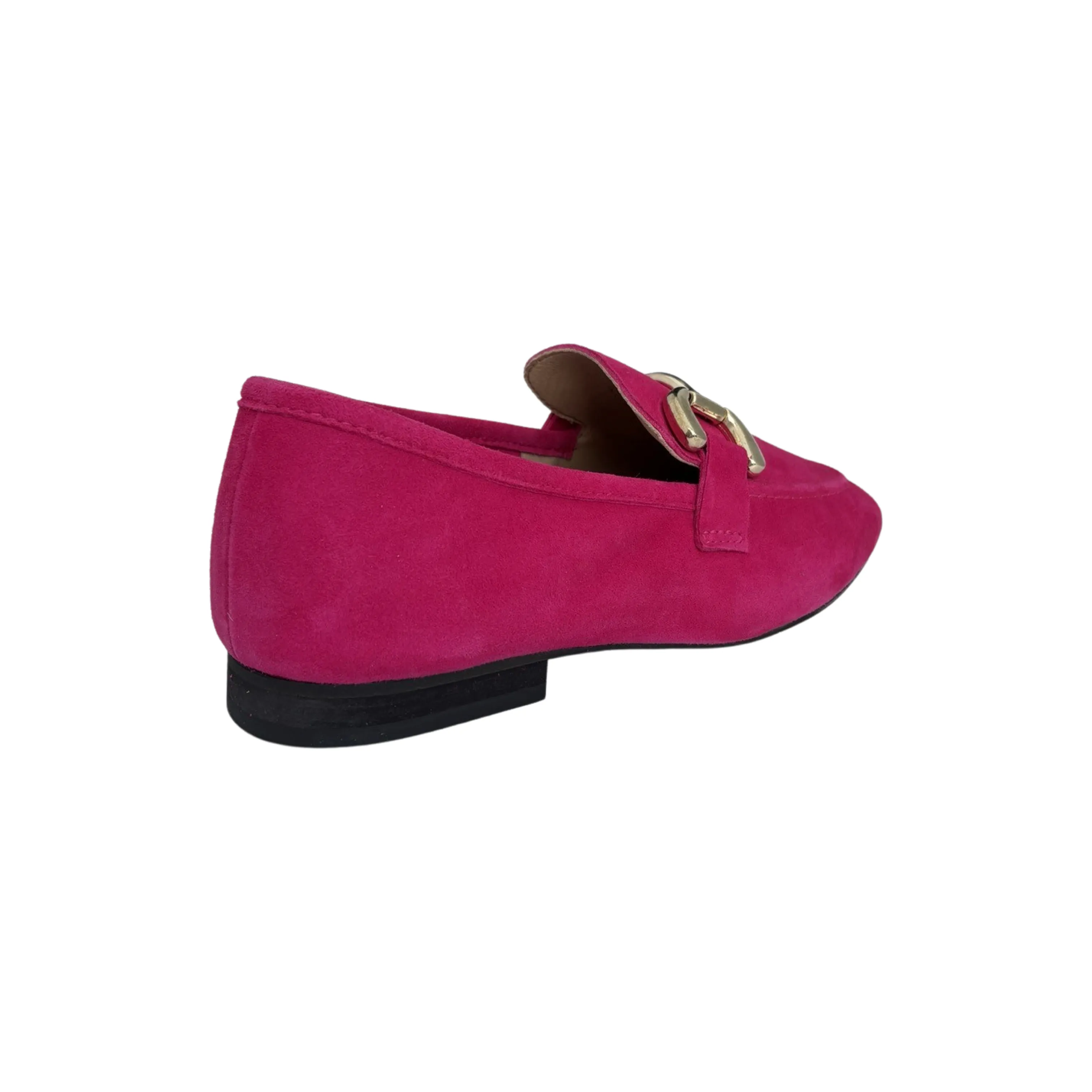 Macie Fushia Suede Loafer