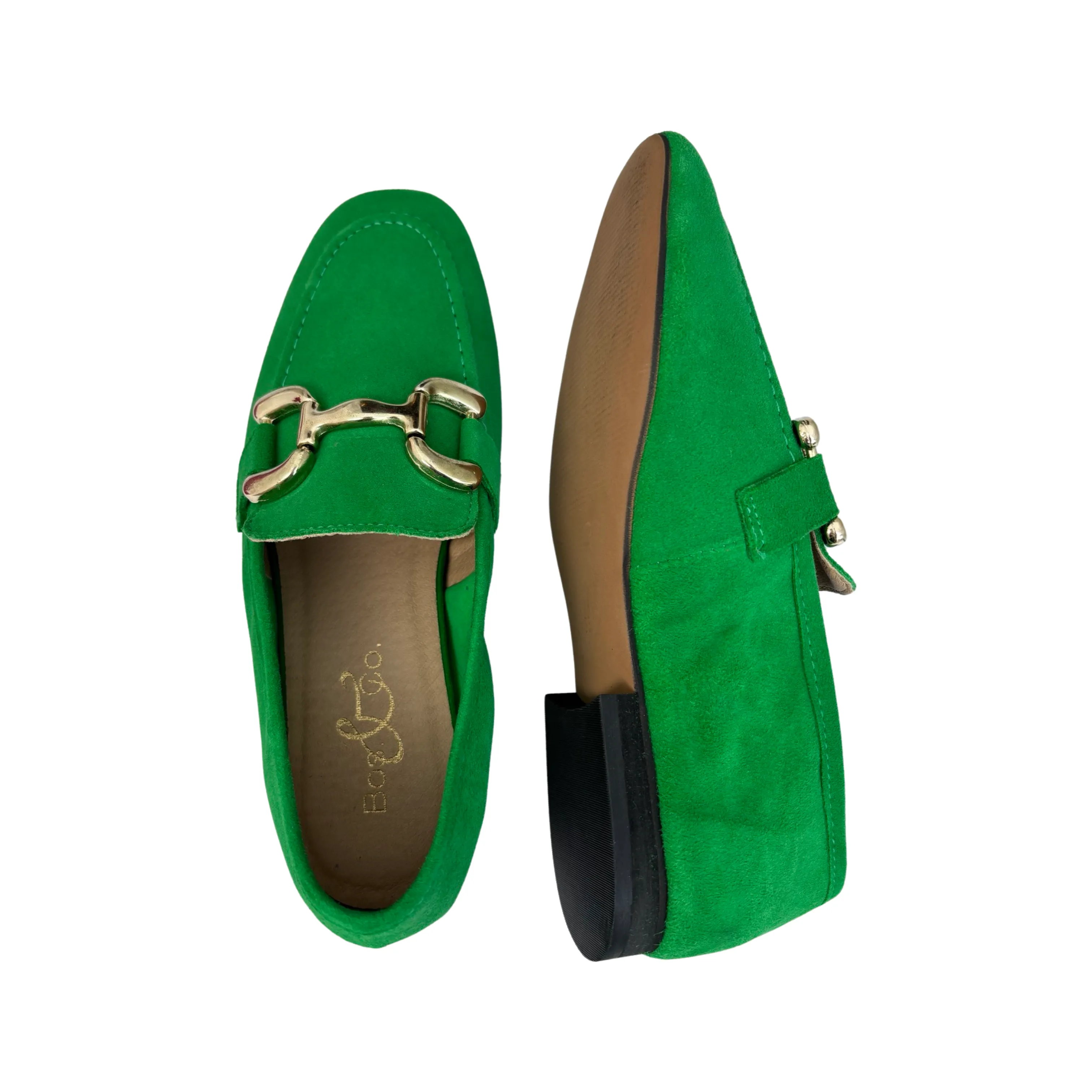 Macie Irish Green Suede Loafer