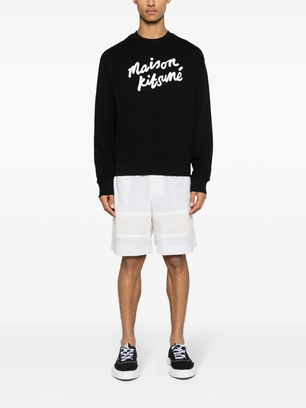 Maison Kisuné - Sweat black Handwriting Comfort