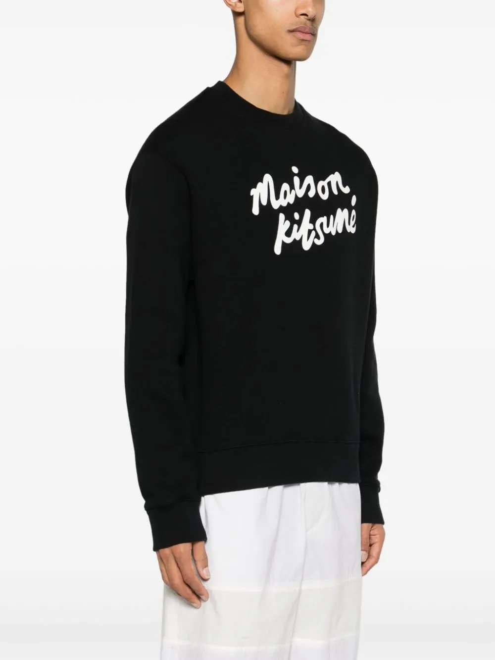 Maison Kisuné - Sweat black Handwriting Comfort