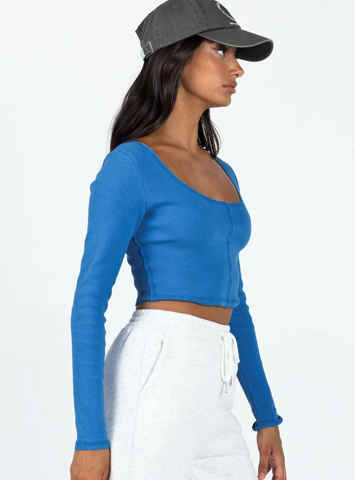 Martye Long Sleeve Top Blue