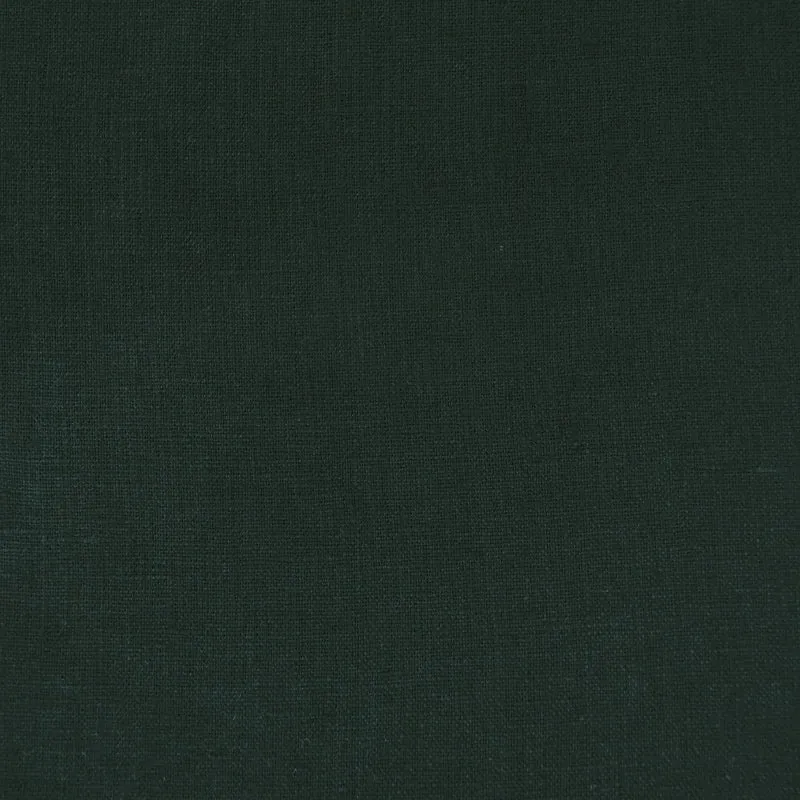 Mercerised 100% Linen - Dark Green