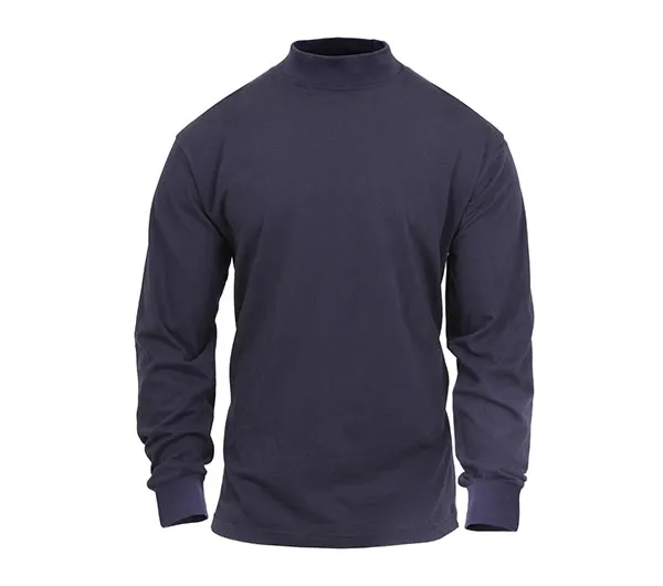 Mock Turtleneck |  Midnight Navy, White or Black