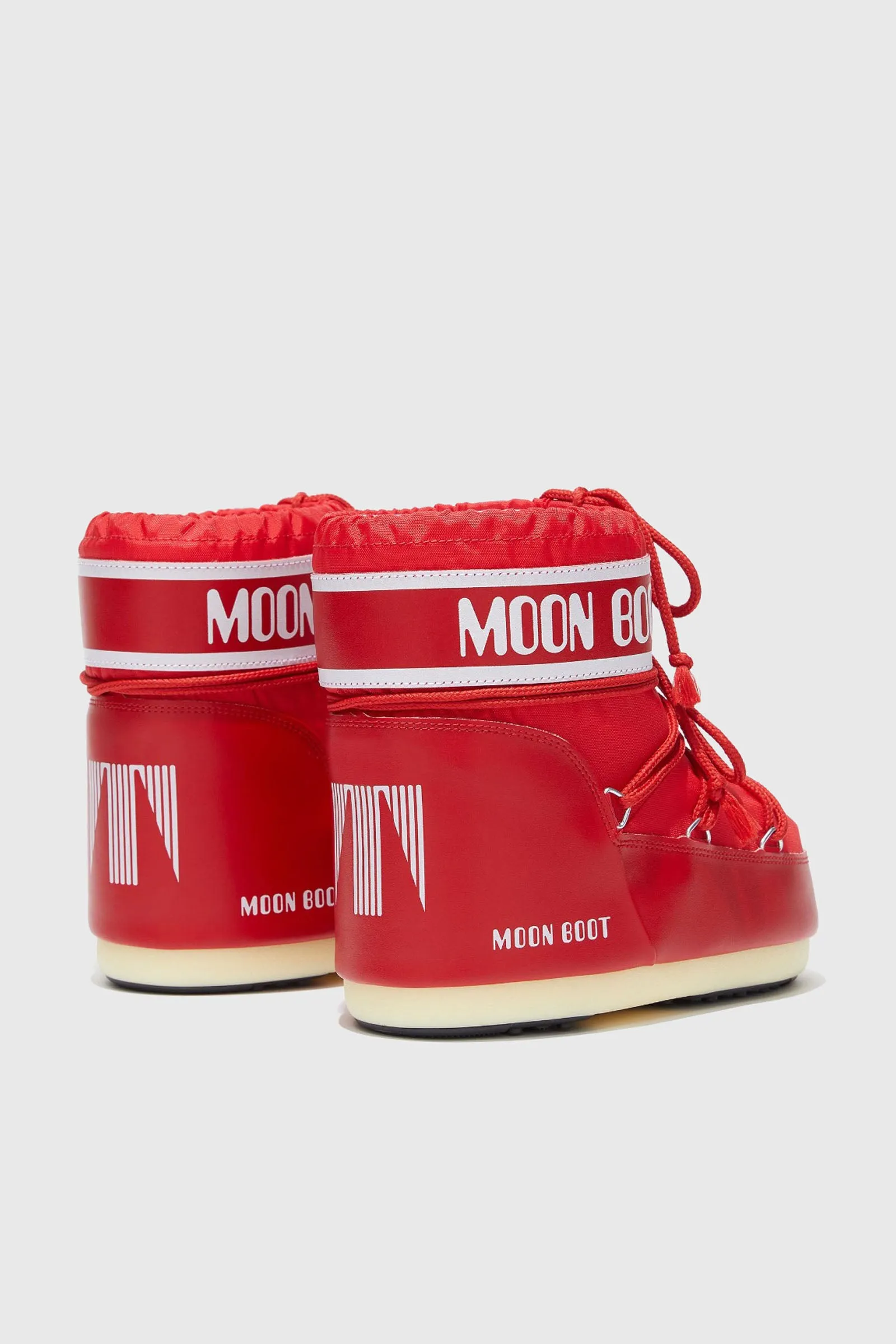 Moon Boot Icon Low Nylon Rosso Donna