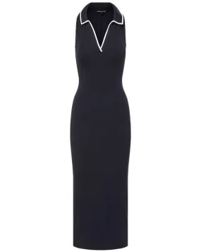 Navy Darien Polo Dress