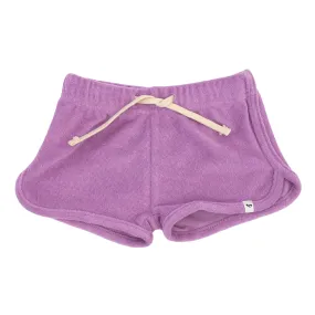 oh baby! Cotton Terry Drawstring Shorter Track Shorts - Orchid