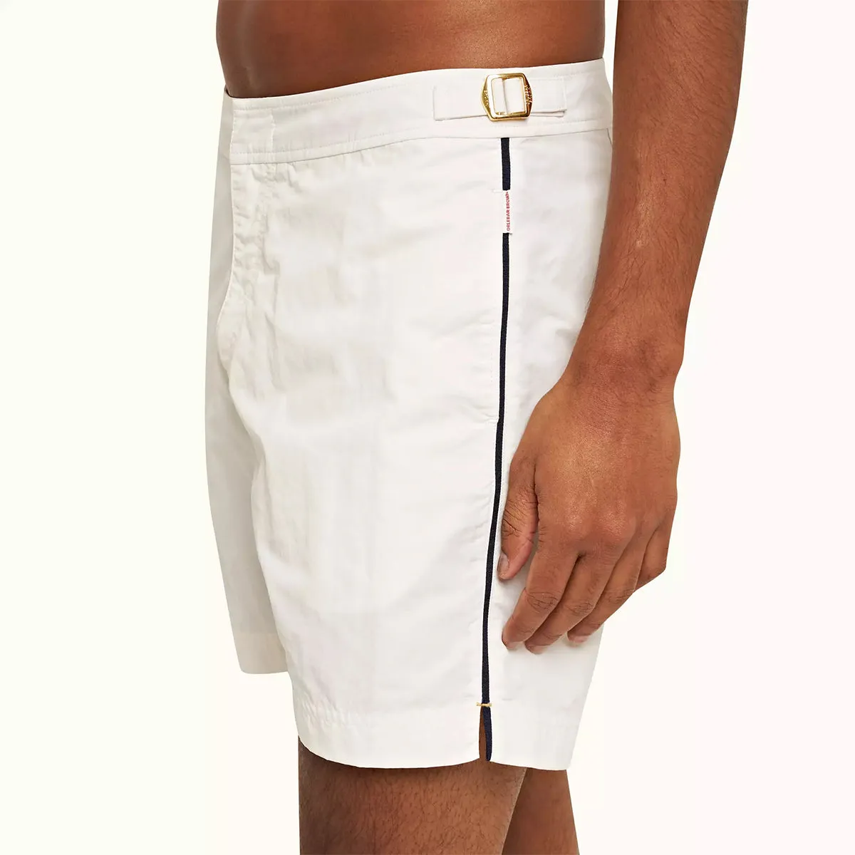 Orlebar Brown - Bulldog Tape Swim Shorts in Sea Mist