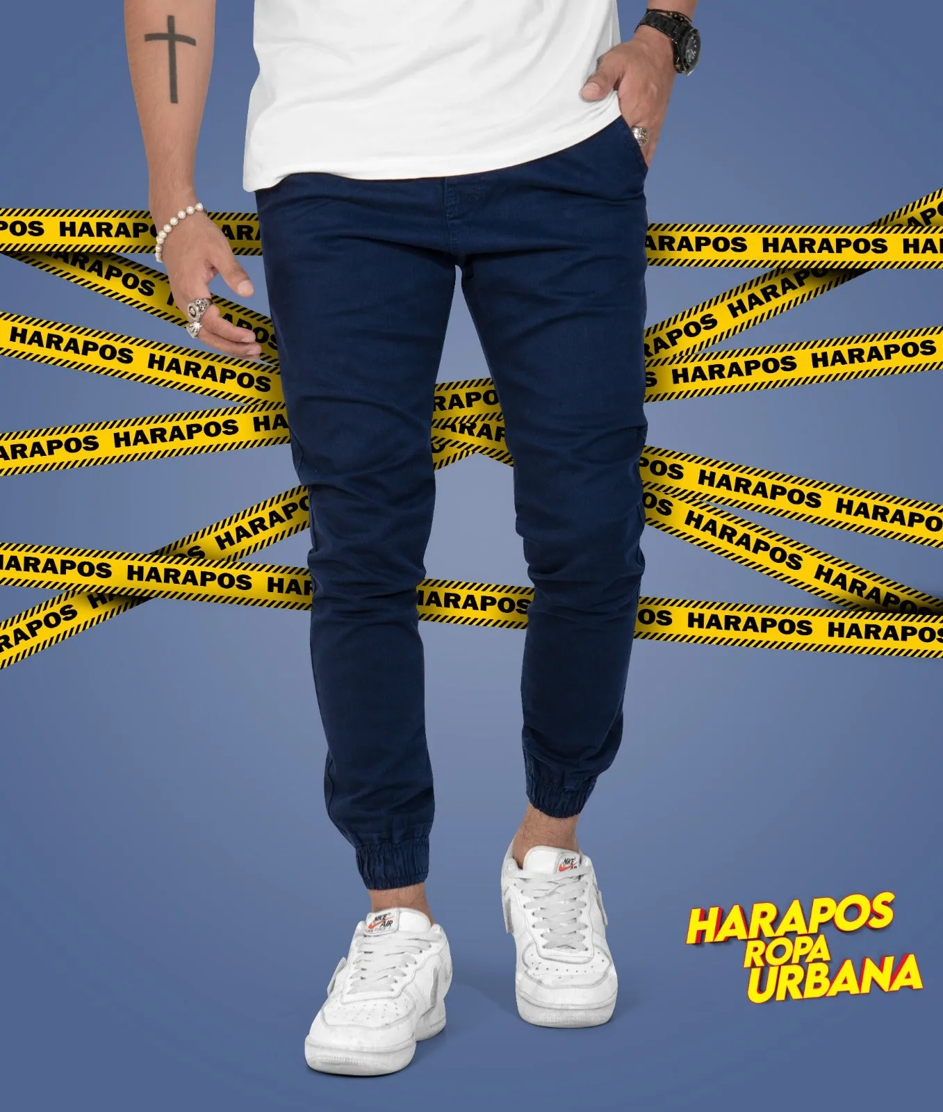 Pantalon jogger Toom's Li azul basico