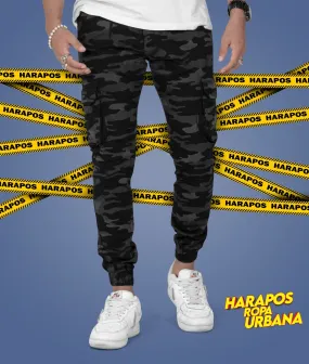 Pantalon jogger Toom's Li plomo camuflado basico