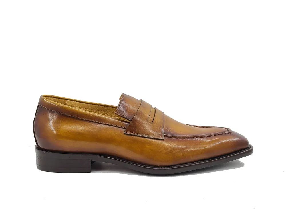 Patina Finished Calfskin Penny loafer