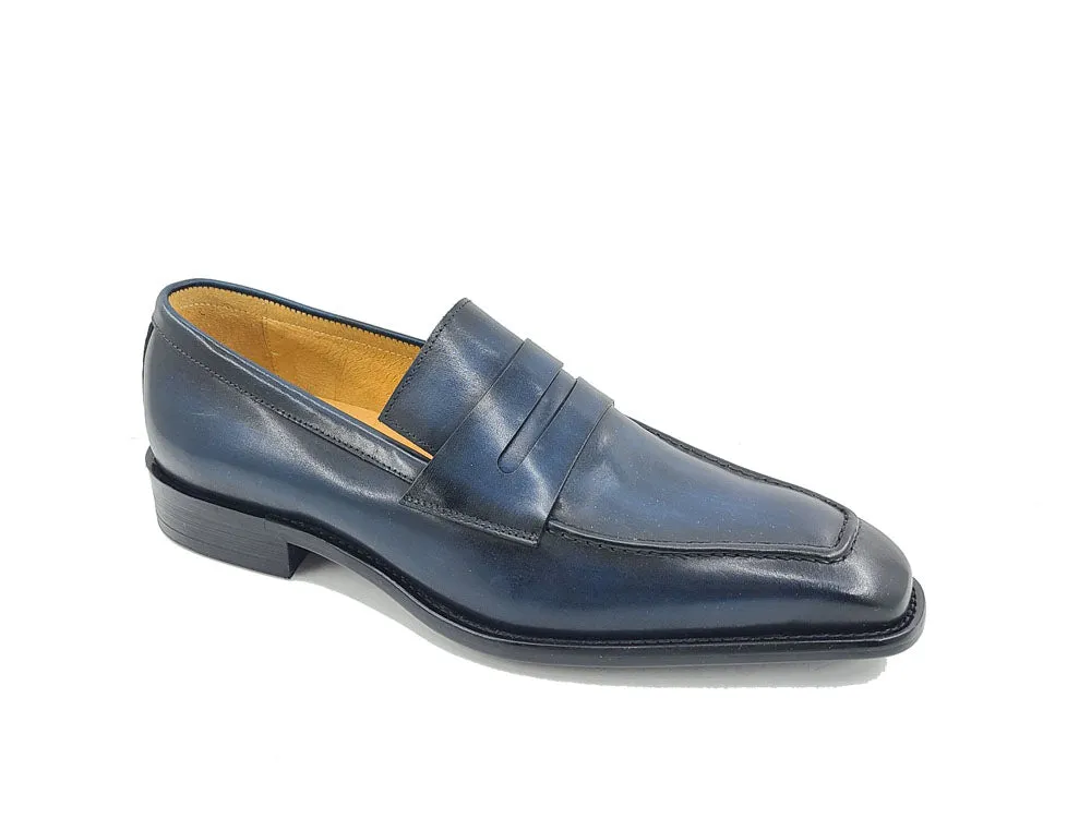 Patina Finished Calfskin Penny loafer