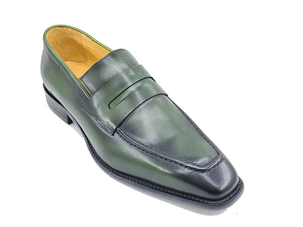 Patina Finished Calfskin Penny loafer