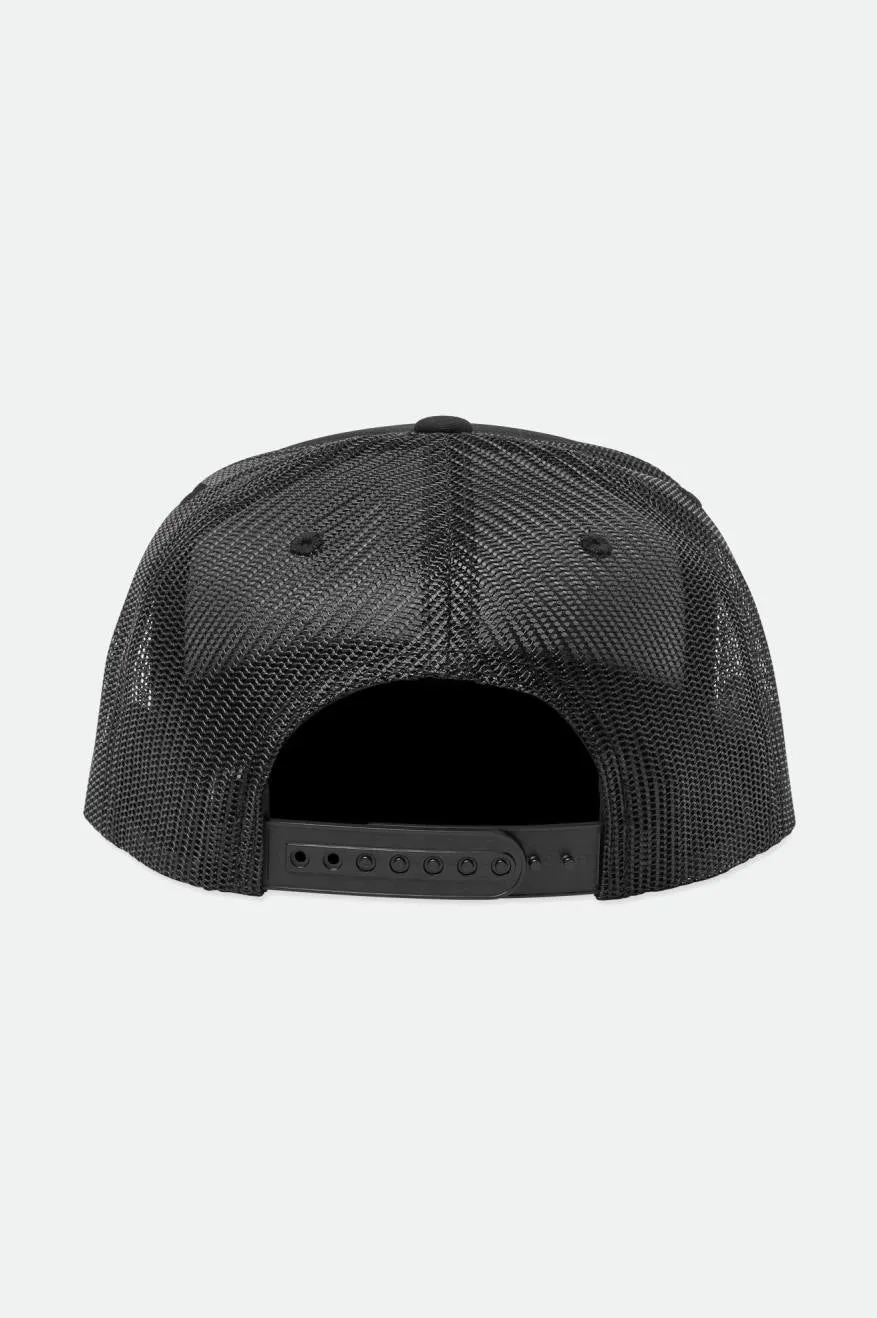 Peace Shield MP Trucker Hat - Black/Black