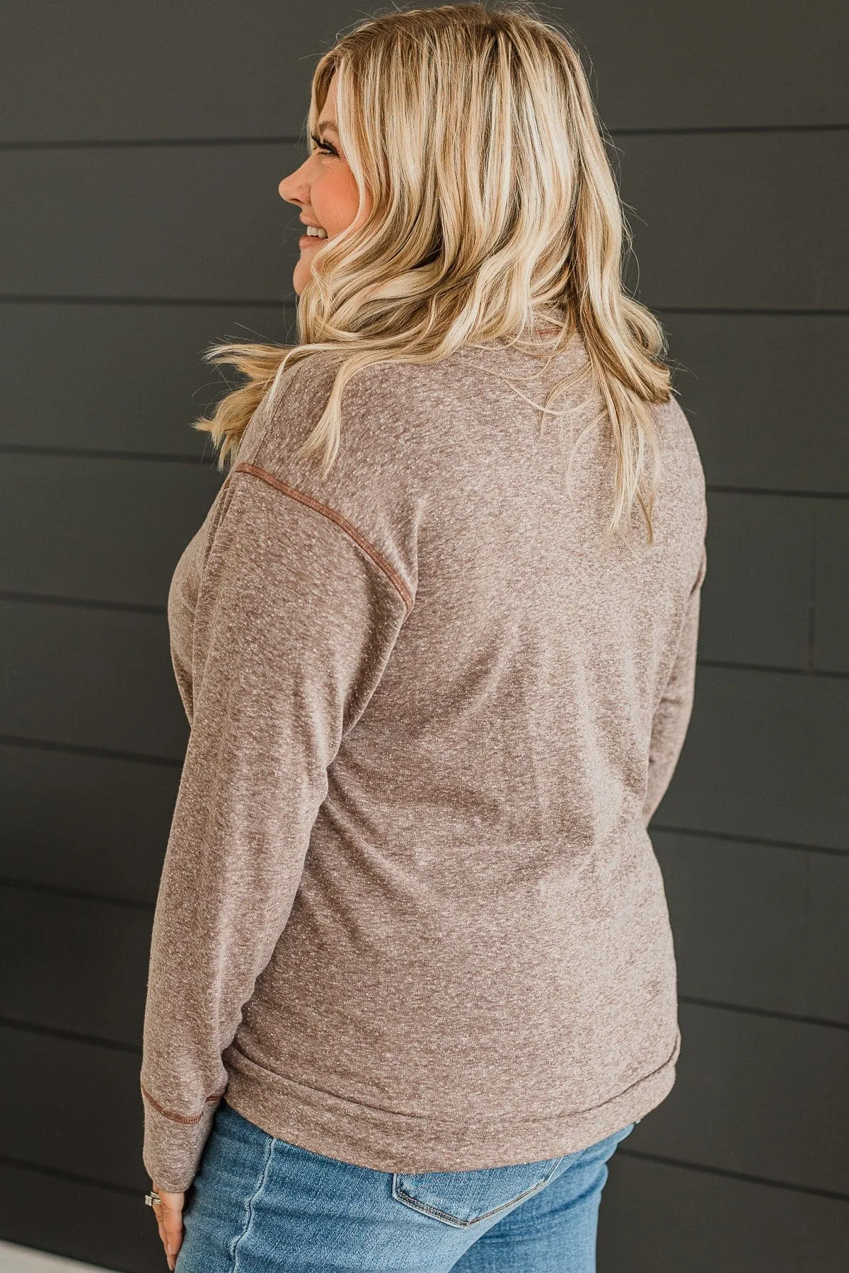 Personal Favorite Long Sleeve Top- Mocha