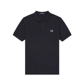 PIQUET POLO SHIRT WITH SMALL LOGO Man Navy