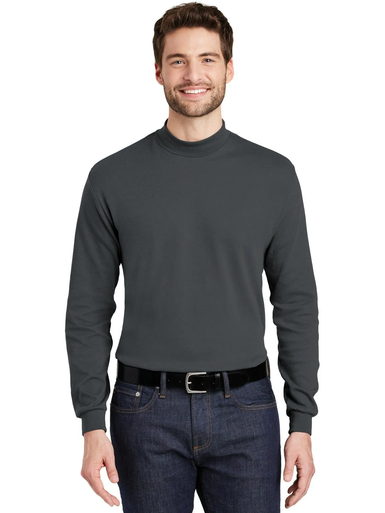 Port Authority Interlock Knit Mock Turtleneck