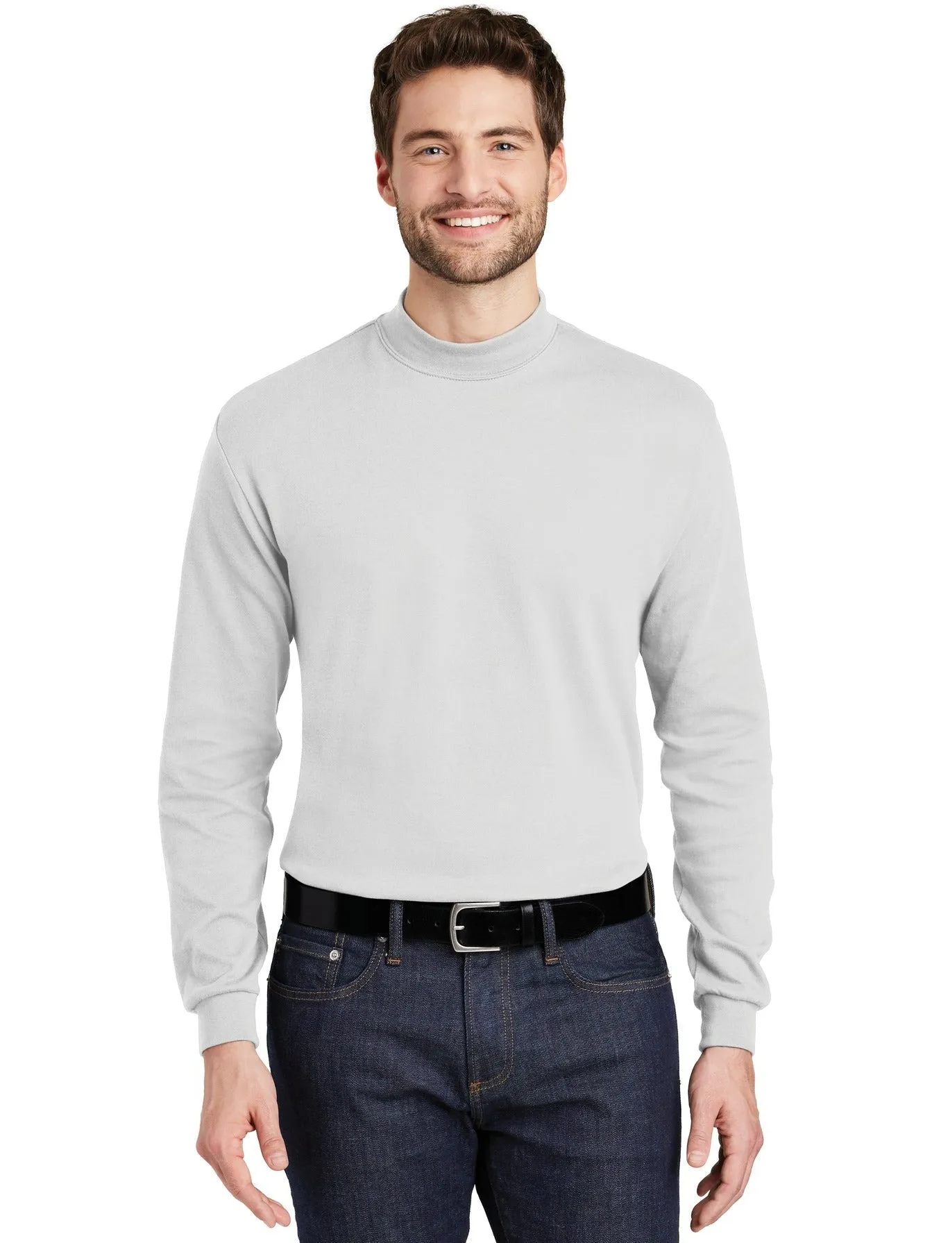 Port Authority Interlock Knit Mock Turtleneck