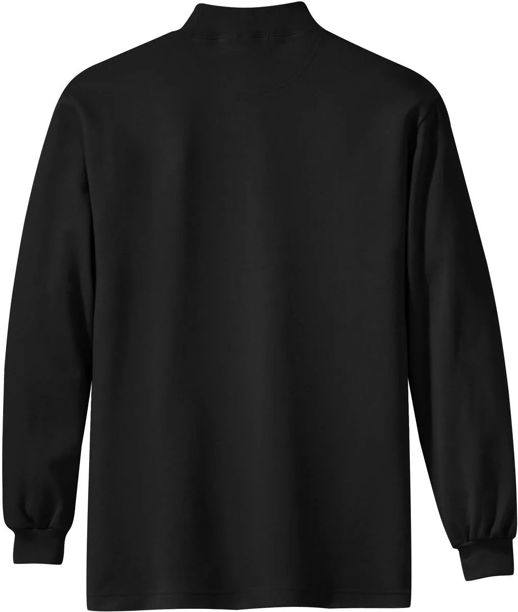 Port Authority Interlock Knit Mock Turtleneck