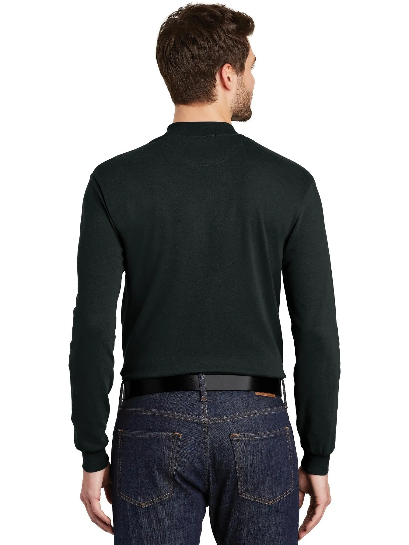 Port Authority Interlock Knit Mock Turtleneck