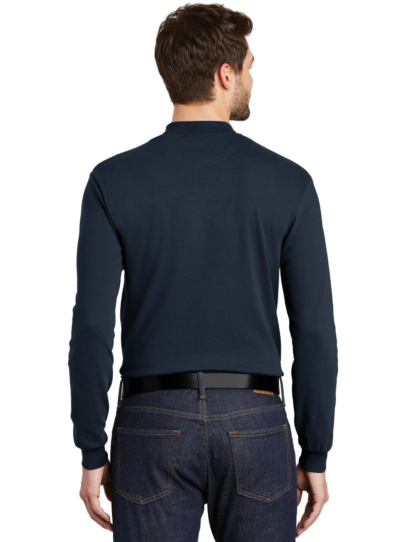 Port Authority Interlock Knit Mock Turtleneck