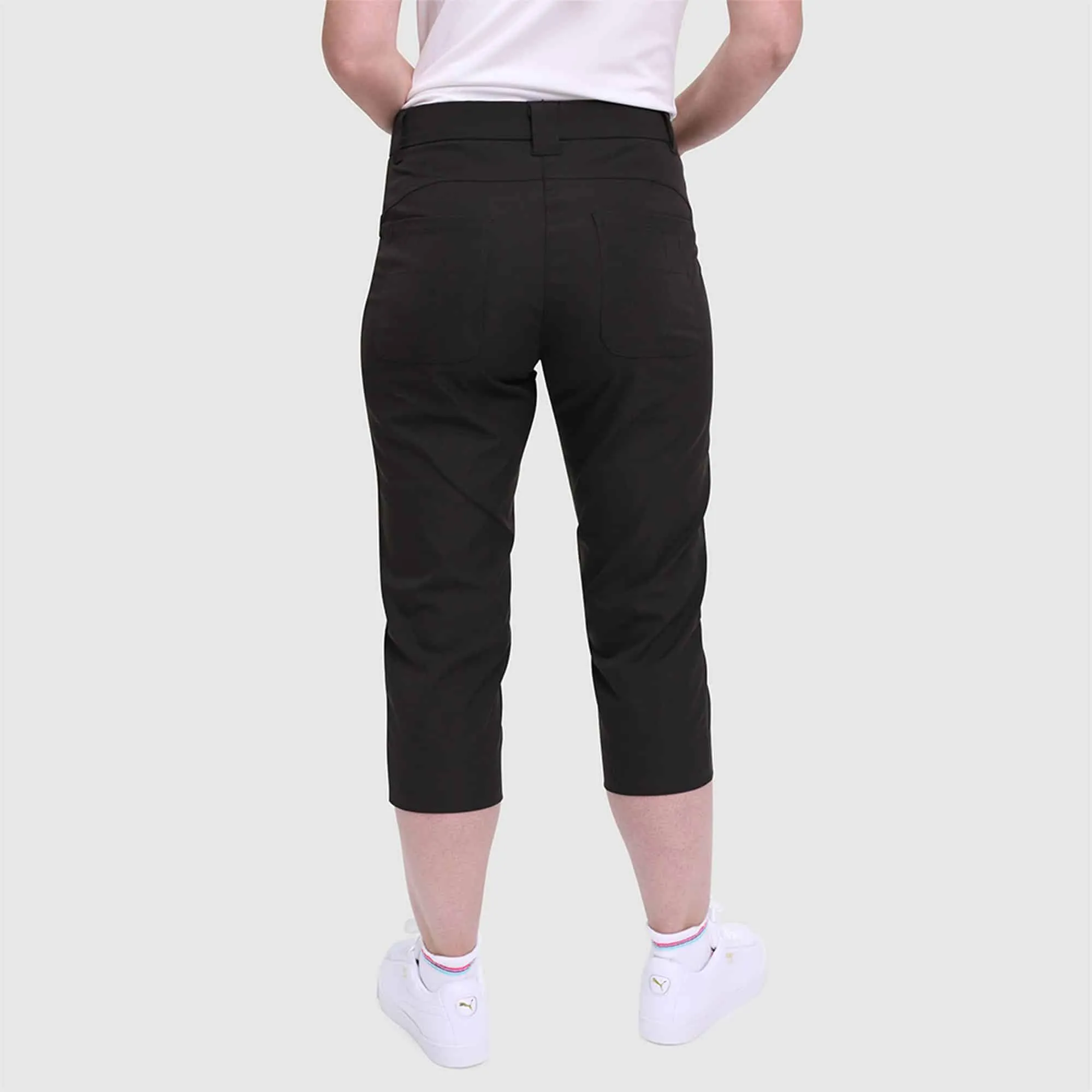 Pure Golf Trust Ladies Golf Capris Black 70CM