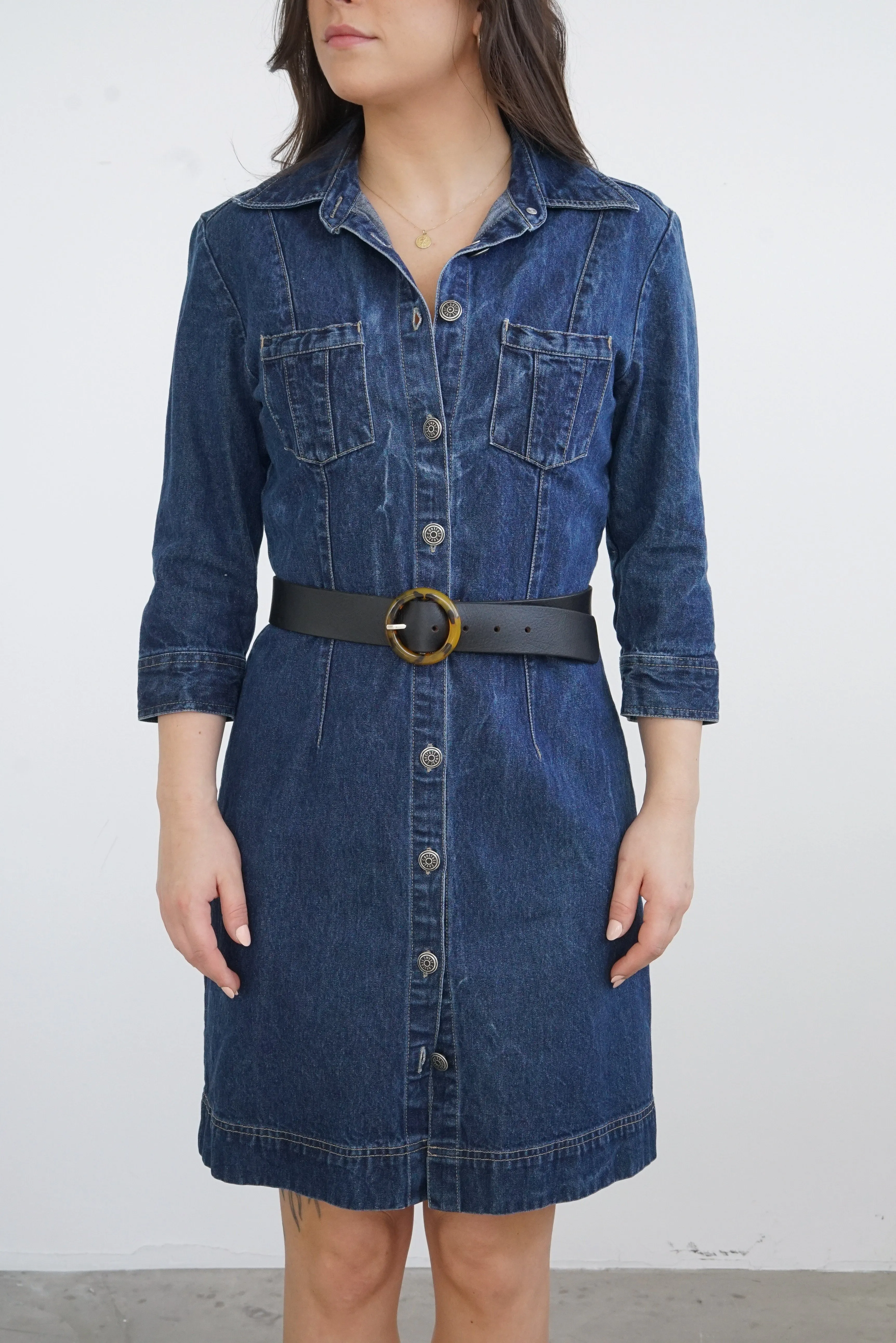 Robe en jeans vintage 90s taille 5 (S)