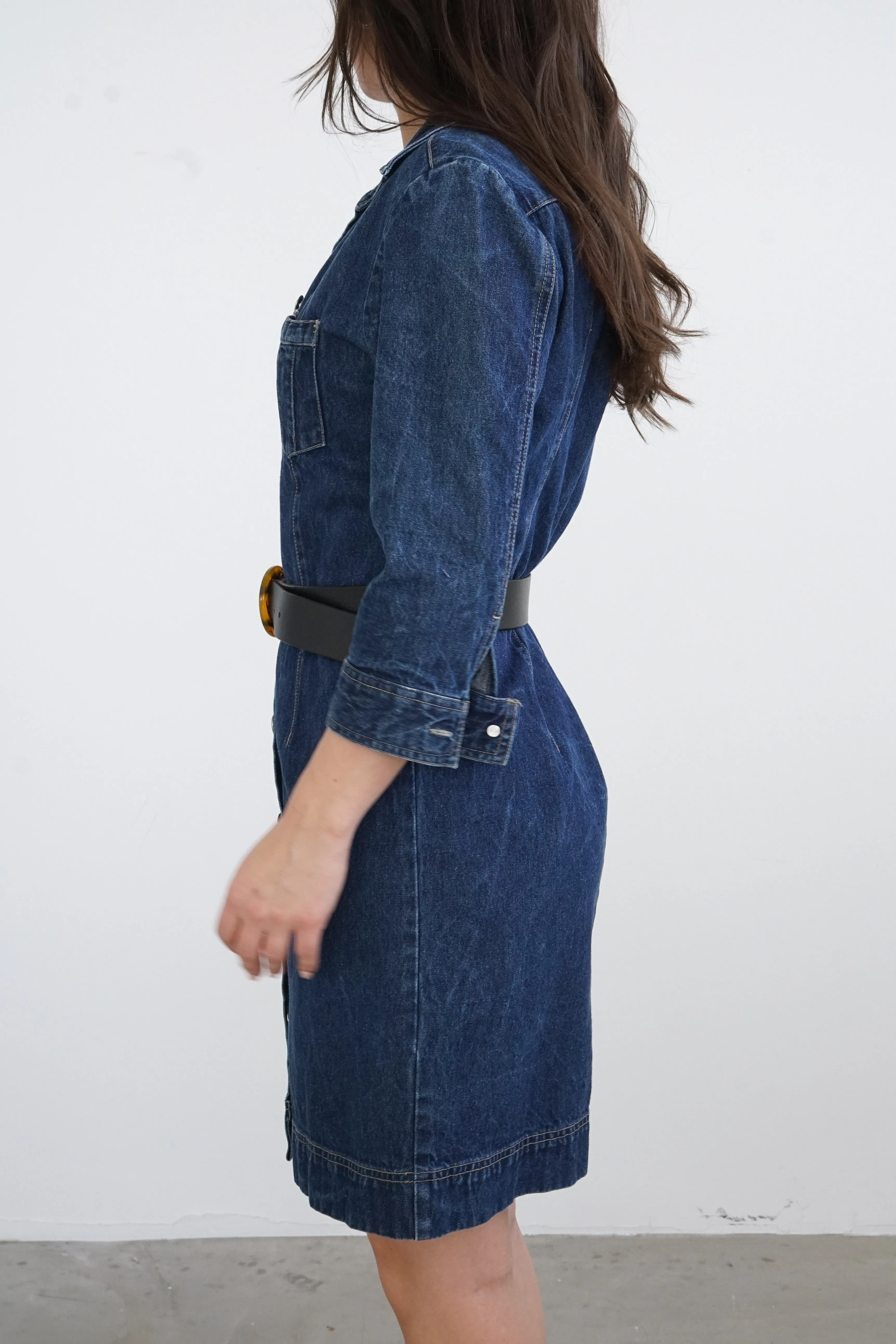 Robe en jeans vintage 90s taille 5 (S)