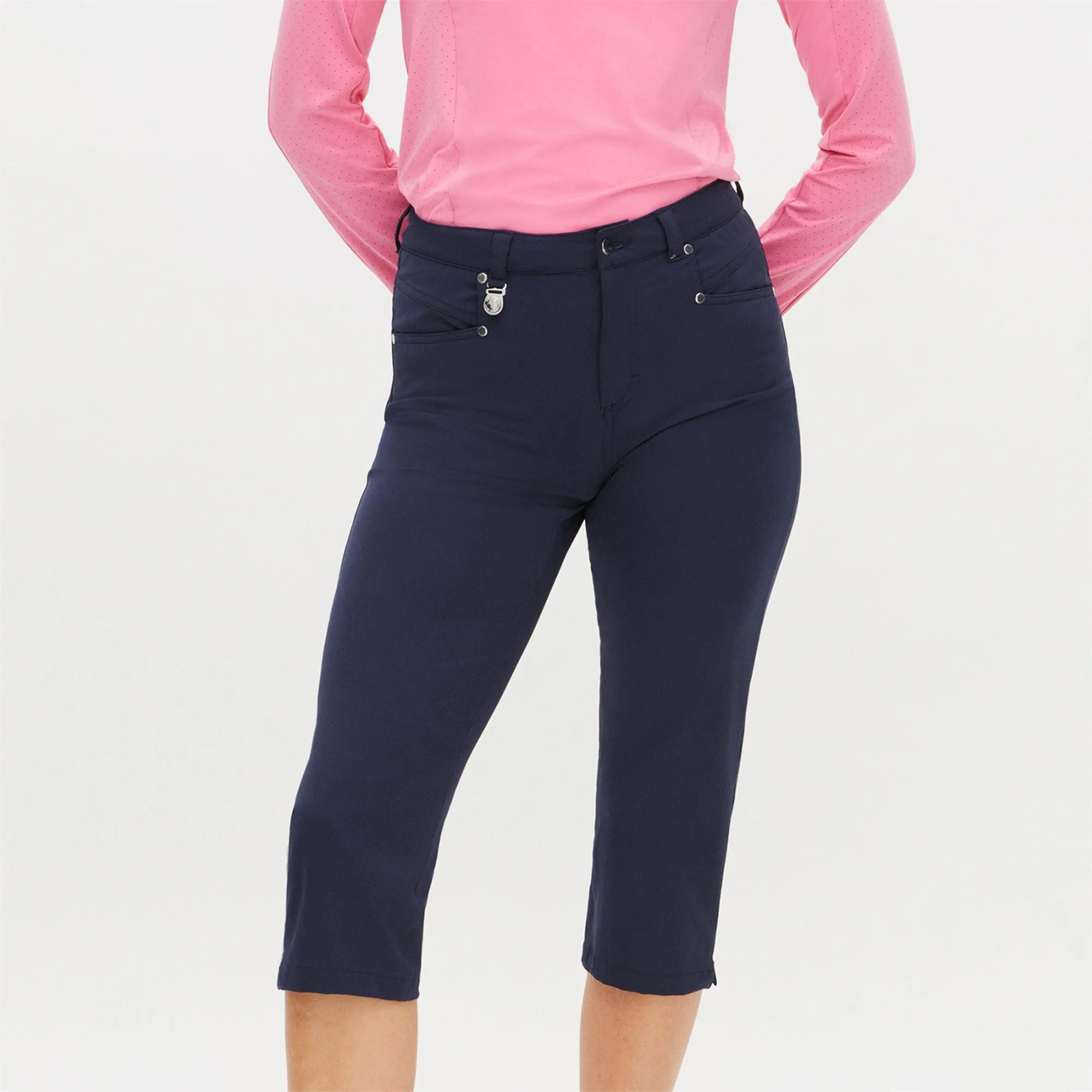 Rohnisch Chie Ladies Golf Capri Navy