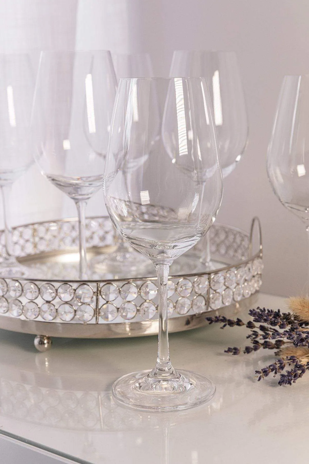 Set of 6 Elegance Wine Glasses