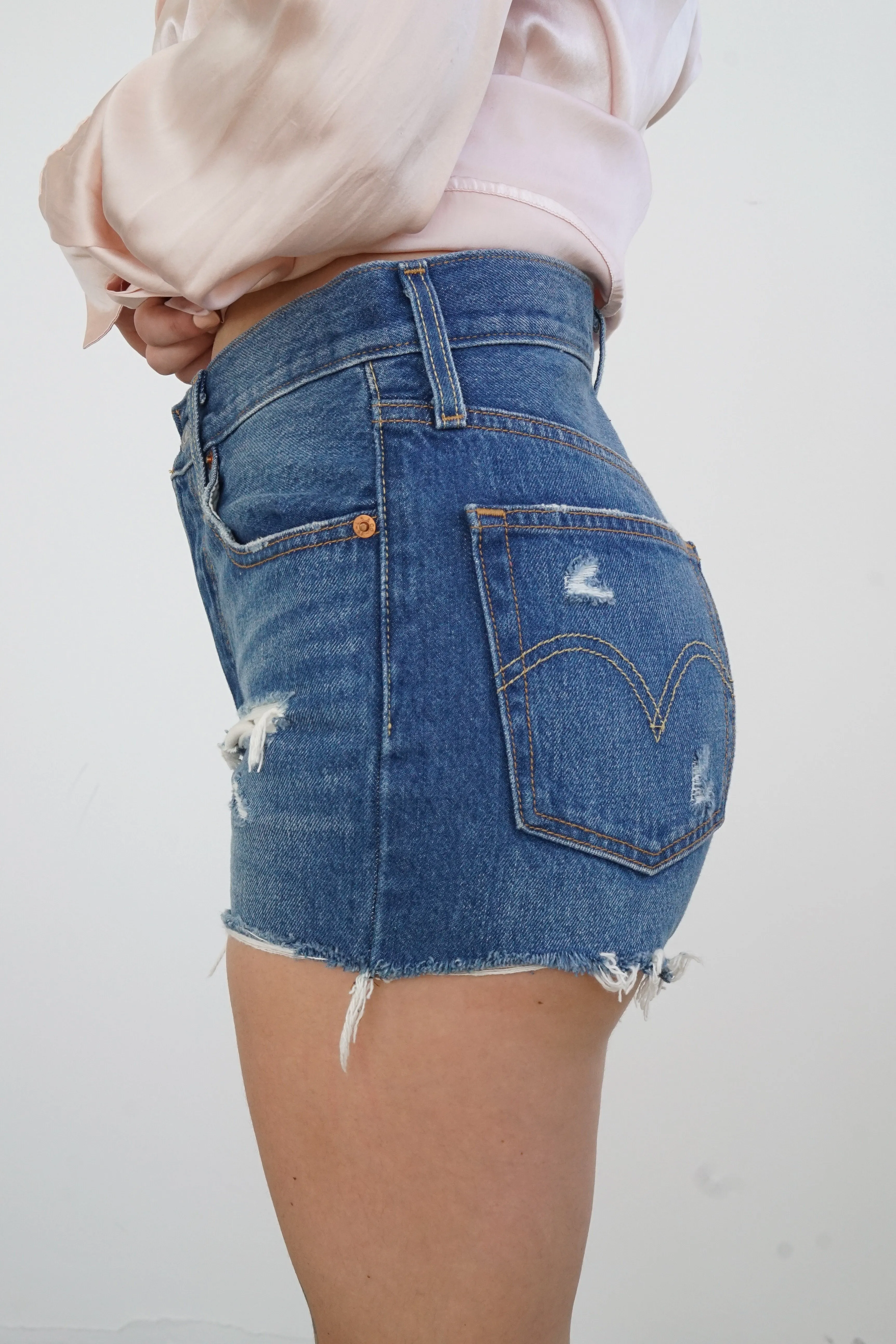 Short Levis en jeans 501 taille haute taille 26