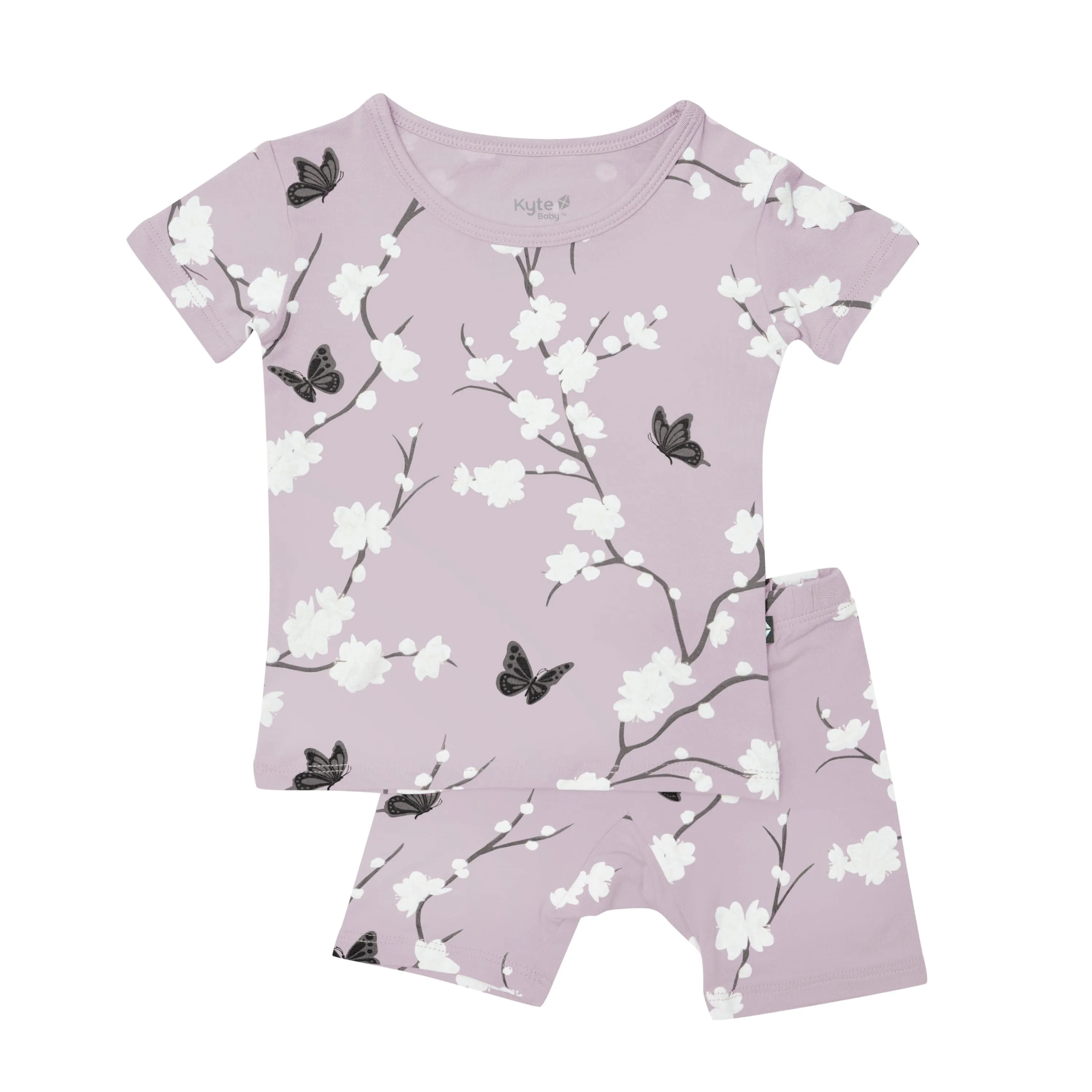 Short Sleeve Pajamas in Cherry Blossom