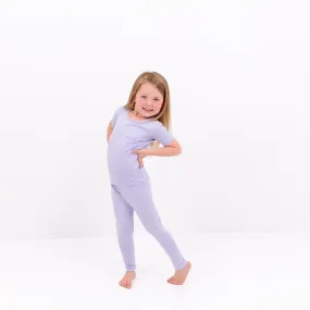 Short Sleeve with Pants Pajamas in Lilac