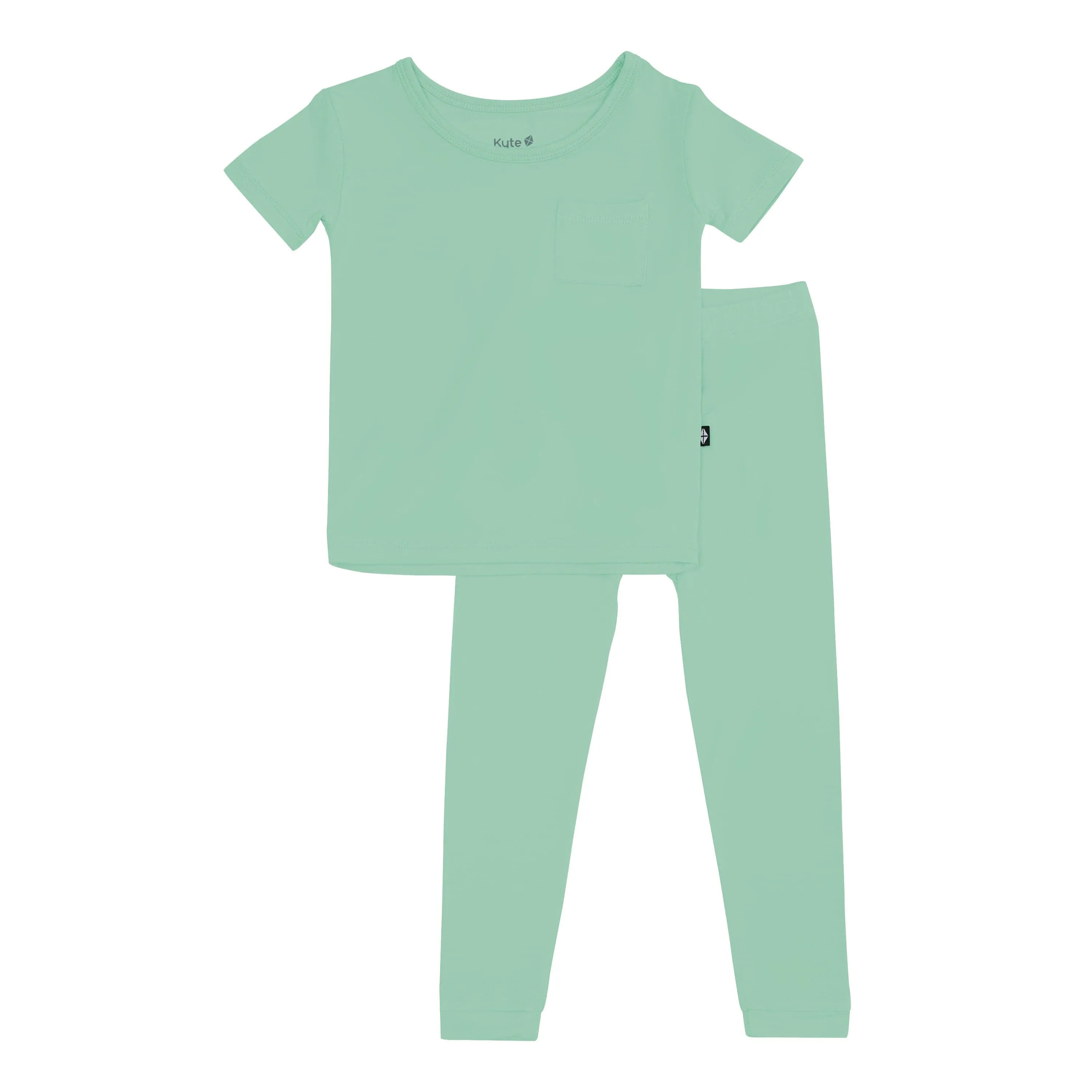 Short Sleeve with Pants Pajamas in Wasabi