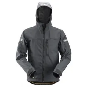 Snickers 1229 AllroundWork, Softshell Jacket Hood - Steel Grey