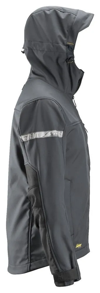 Snickers 1229 AllroundWork, Softshell Jacket Hood - Steel Grey