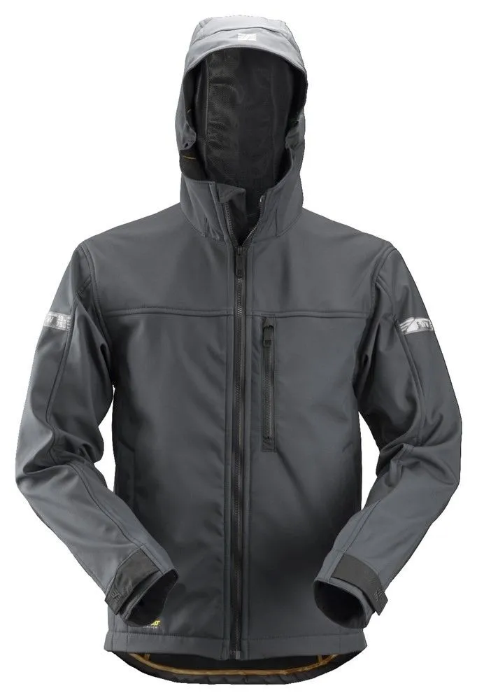 Snickers 1229 AllroundWork, Softshell Jacket Hood - Steel Grey