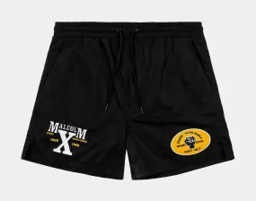 SP x Malcom X Message Fleece Mens Shorts (Black/Yellow)