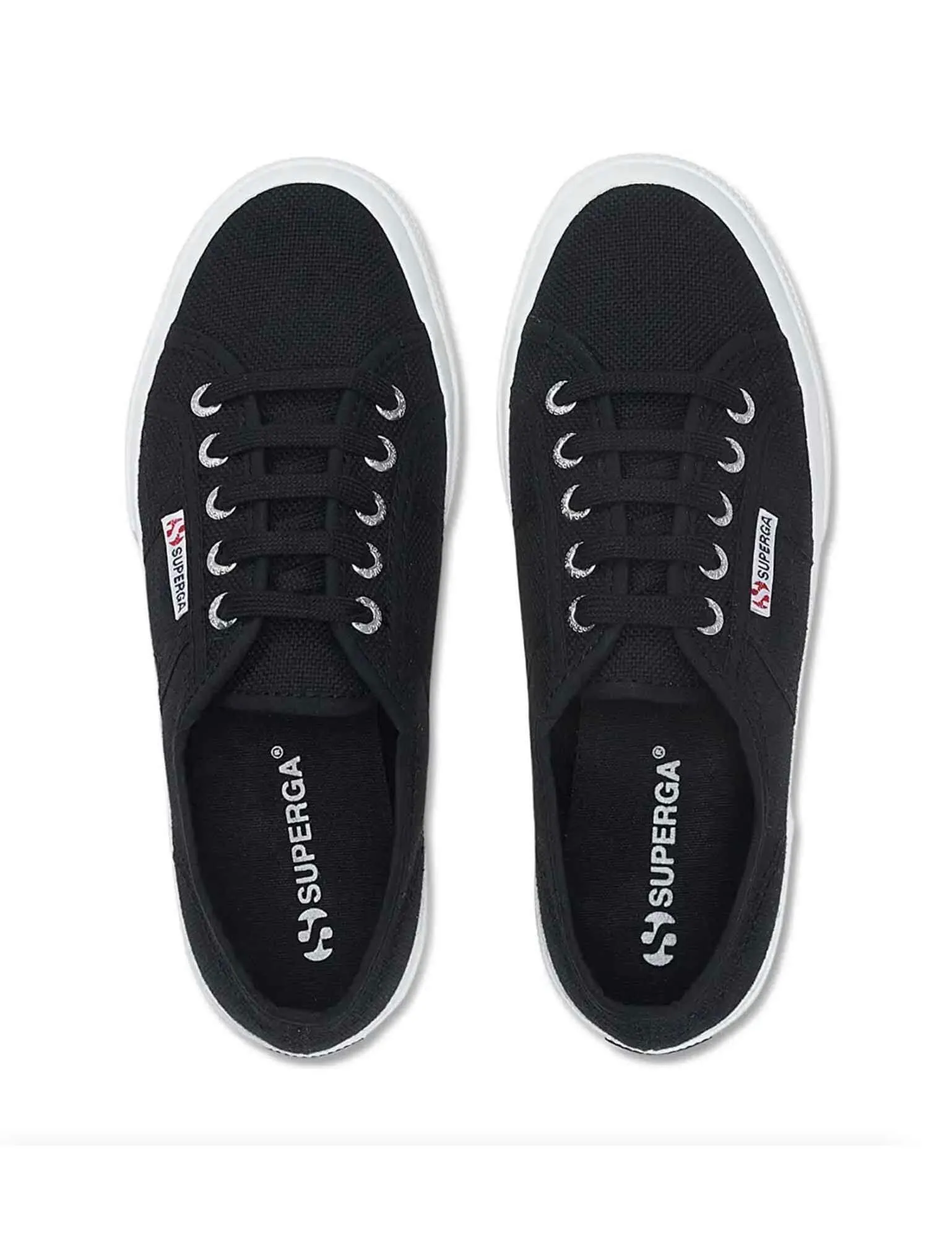 Superga 2750 Cotu Classic Sneaker in Black/White