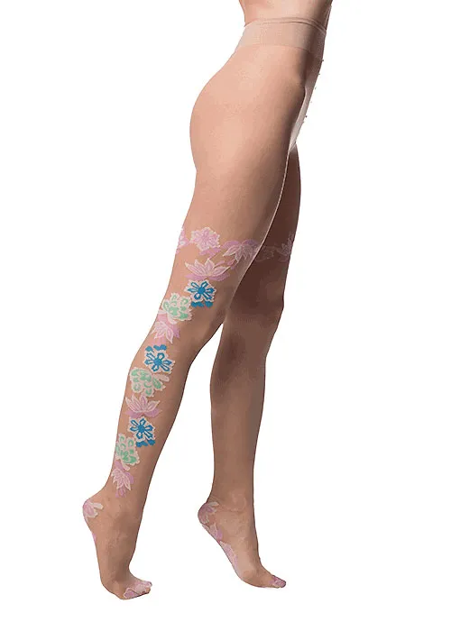 Trasparenze Belel Floral Tights ()