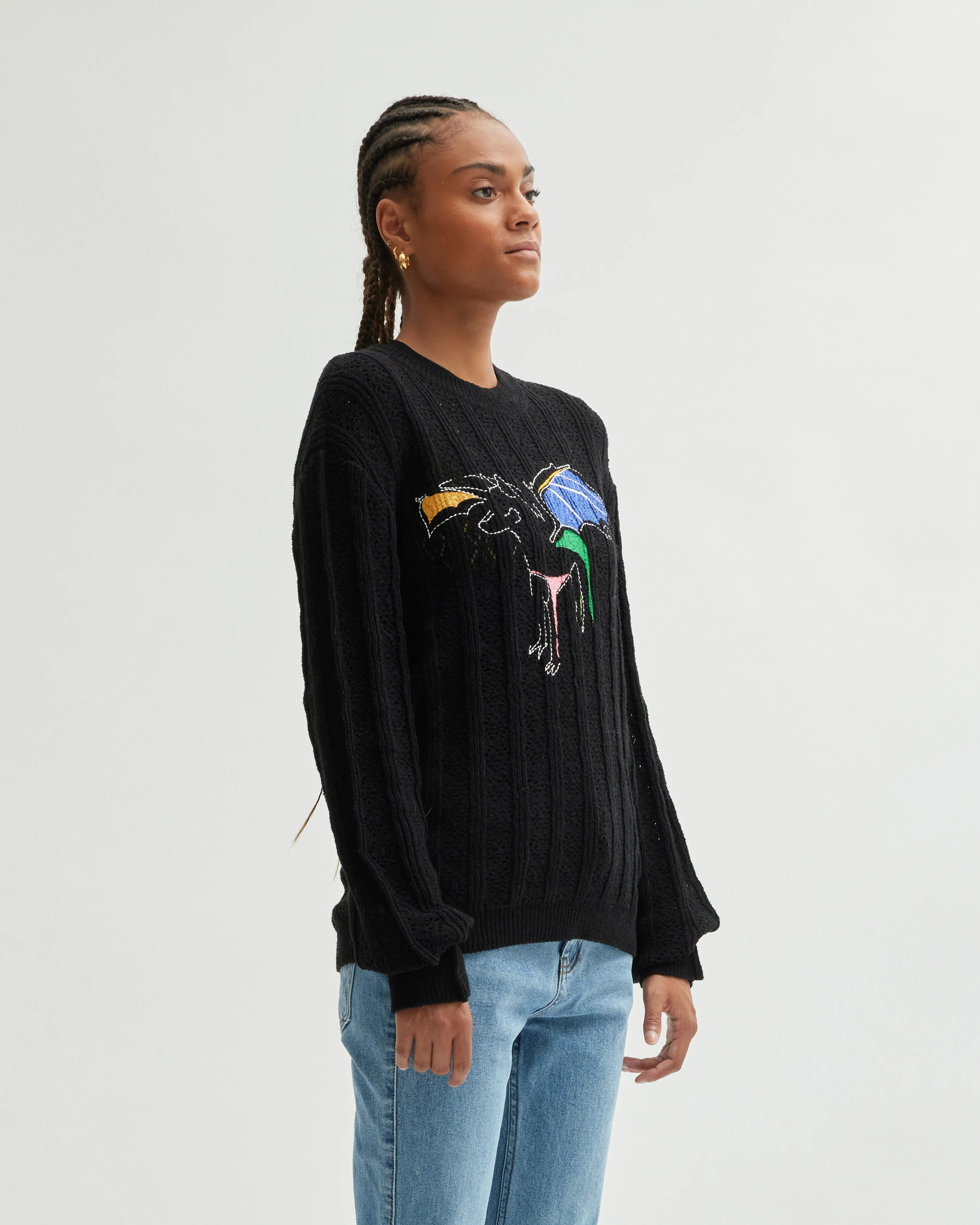 Unisex Dragon Summer Crewneck Sweater