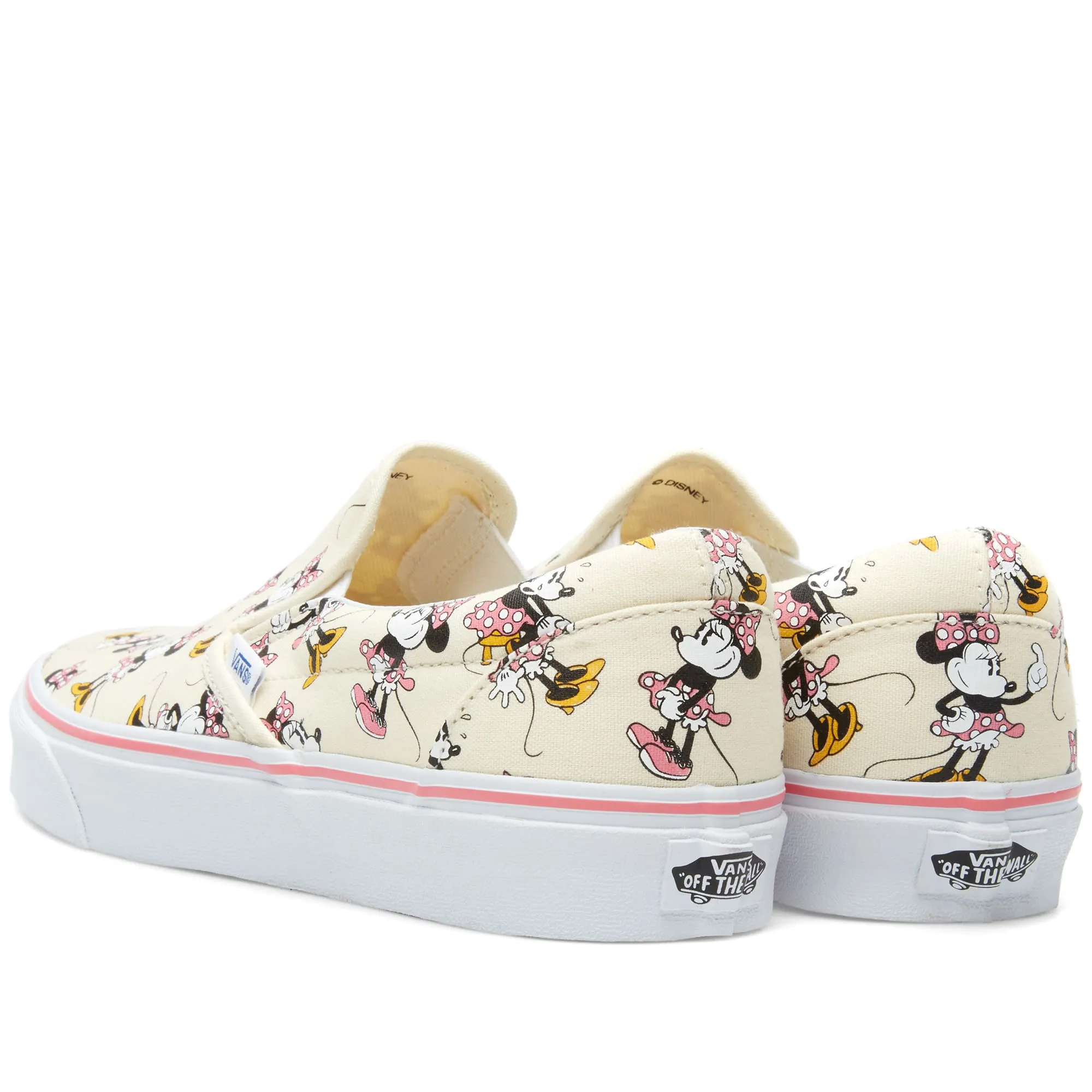 Vans x Disney Classic Slip OnMinnie Mouse & Classic White