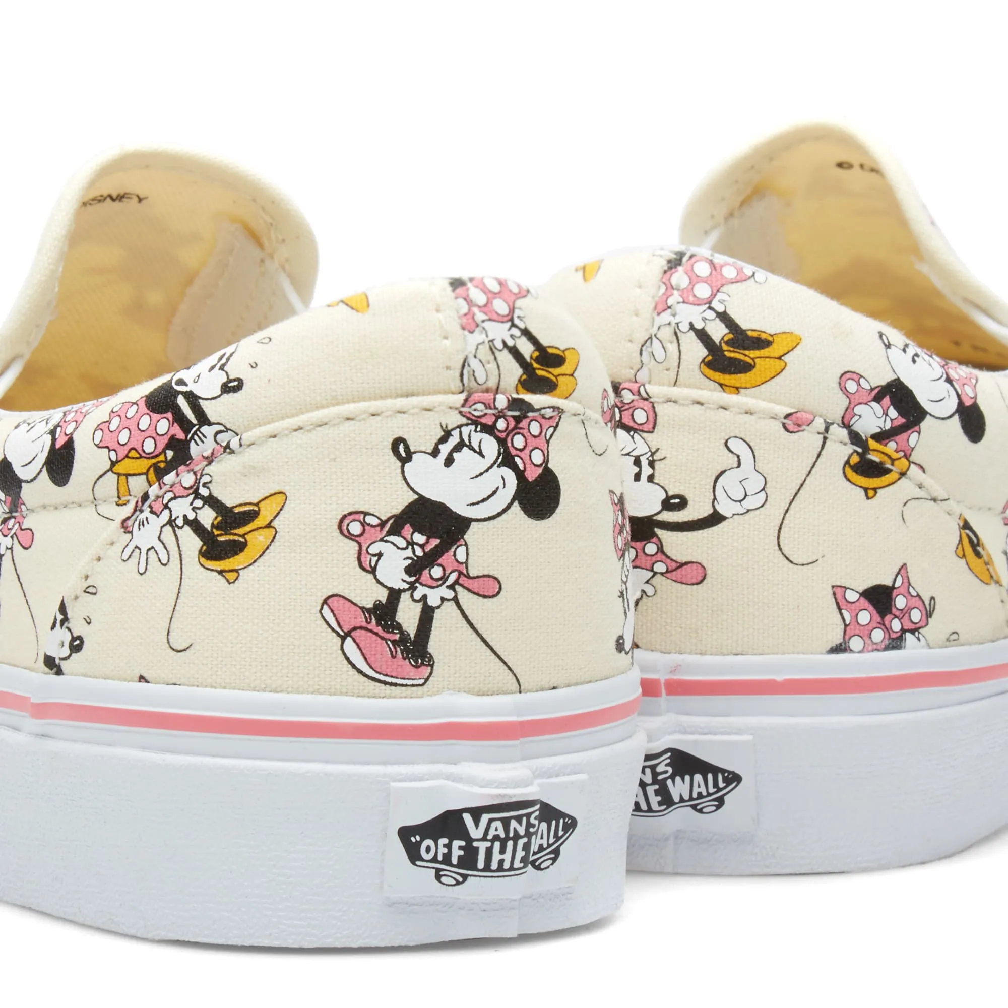 Vans x Disney Classic Slip OnMinnie Mouse & Classic White