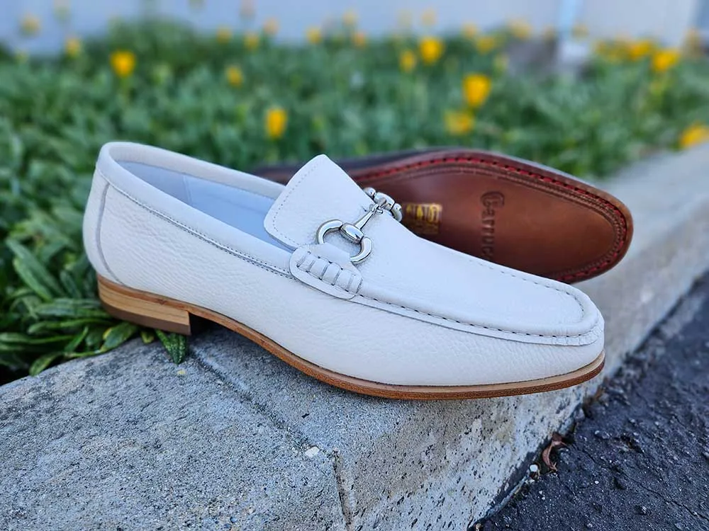 Victor Timeless Buckle Loafer in Leather Sole