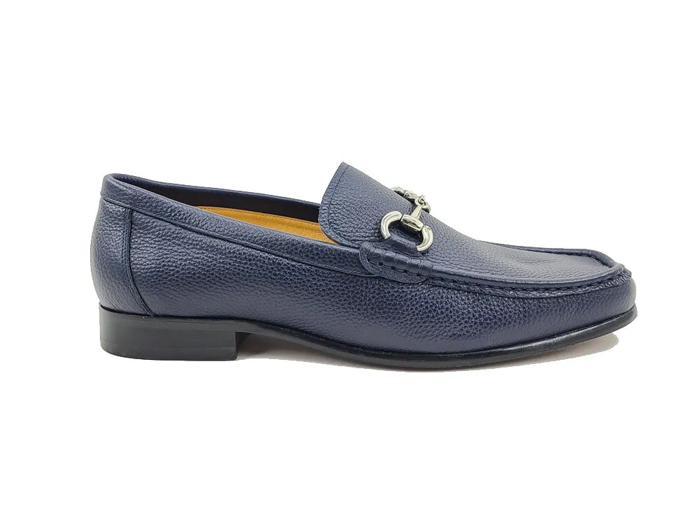 Victor Timeless Buckle Loafer in Leather Sole