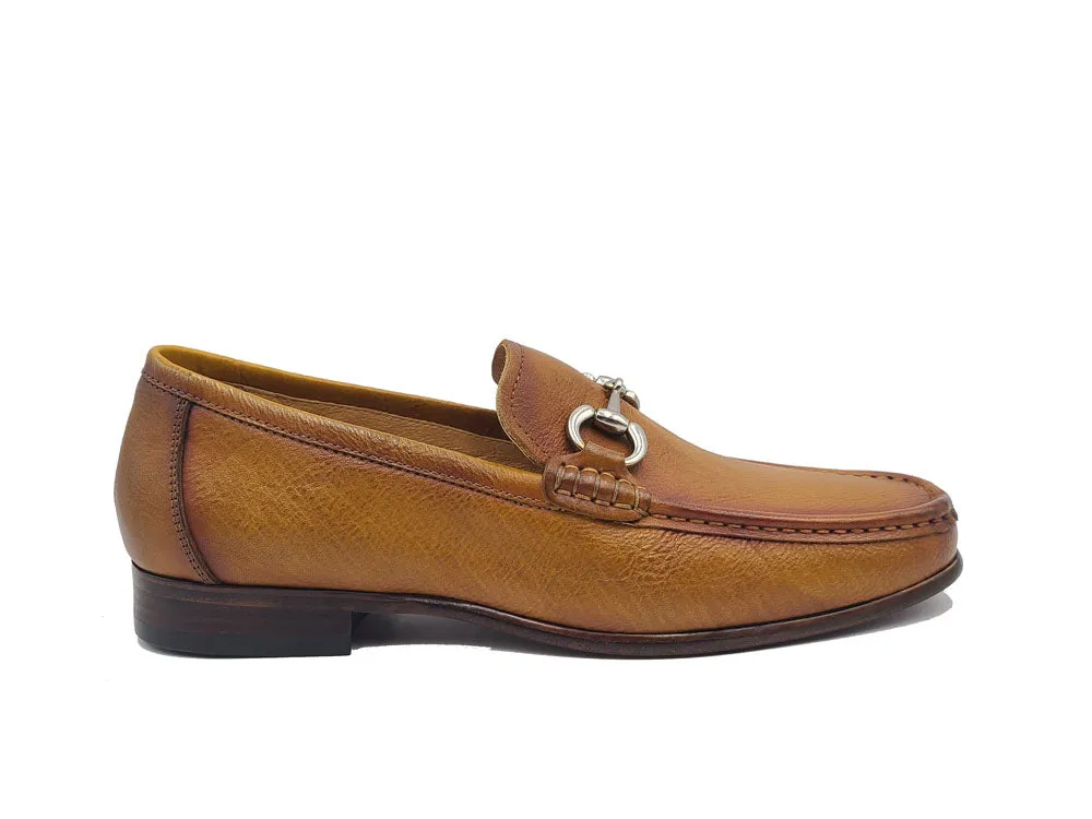 Victor Timeless Buckle Loafer in Leather Sole