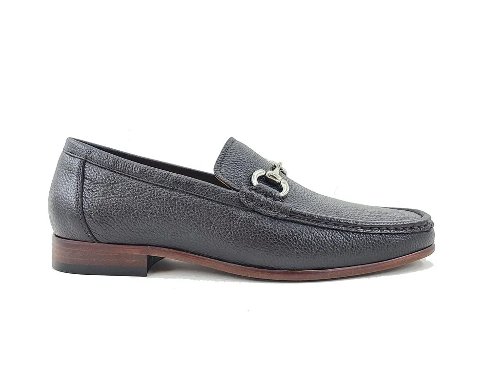 Victor Timeless Buckle Loafer in Leather Sole